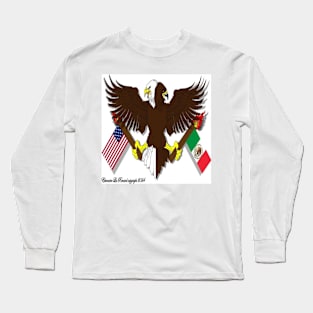 double-headed eagle who holds the flags that act a Long Sleeve T-Shirt